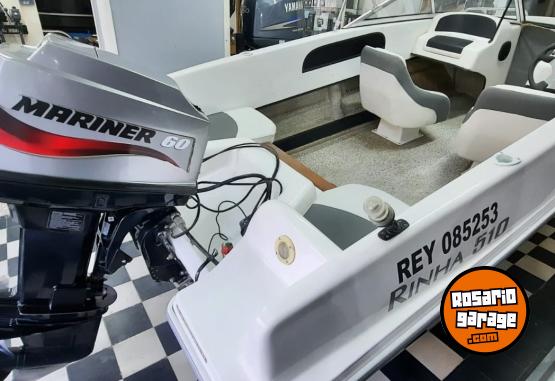 Embarcaciones - Lancha Rina 510 Open Mariner 60 hp 2t 2018 - En Venta