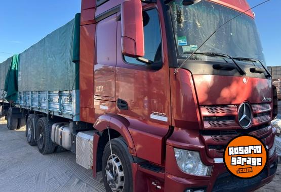 Camiones y Gras - Mercedes Benz Actros 2042 6x2 modelo 2018 y Acoplado Hermann 9,30 m Modelo 2022 - En Venta