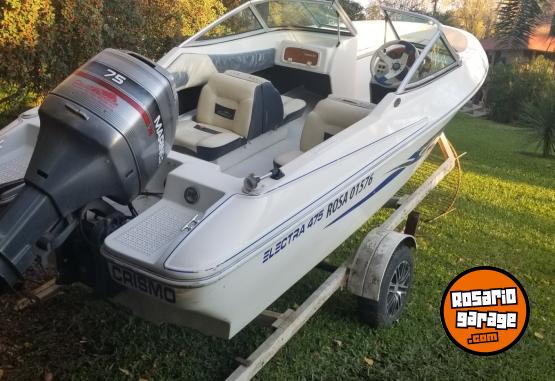 Embarcaciones - lancha ELECTRA 475 con motor MARINER 75HP - En Venta