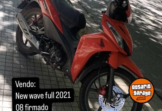 Motos - Honda New wave full 2021 Nafta 25000Km - En Venta