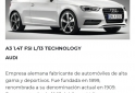 Autos - Audi A3 8v 1.4t fsi L/13 techn 2013 Nafta 153000Km - En Venta