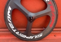 Deportes - Rueda 3 Palos Carbono Clincher Pista Delantera (R28) - En Venta