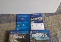 Electrnica - Ps4 Pro 4K 1Tb Joystick Sony Play 4 Original  2 Juegos Cable Carga HDMI Alimentacin - En Venta