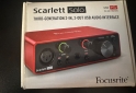 Informtica - Focusrite Scarlett Solo 2i2 3era Generacin Audio Interface - En Venta