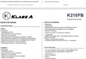 Embarcaciones - Klase A k210 fb 0km - En Venta