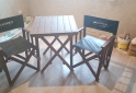 Hogar - Mesa de madera y dos sillones jardin - En Venta