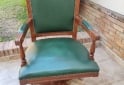 Hogar - SILLON INGLES CUERO NATURAL Y CEDRO - En Venta