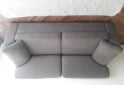 Hogar - Sof Brest 3 Cuerpos Cuero Texturizado Grey - En Venta