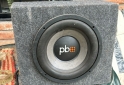 Accesorios para Autos - Potencia LANZAR 2000w. y subwoofer POWERBASS con CAJA. alfombrada. - En Venta