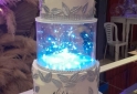 Hogar - Apoya tortas iluminado.Apoya tortas con columnas torneadas - En Venta